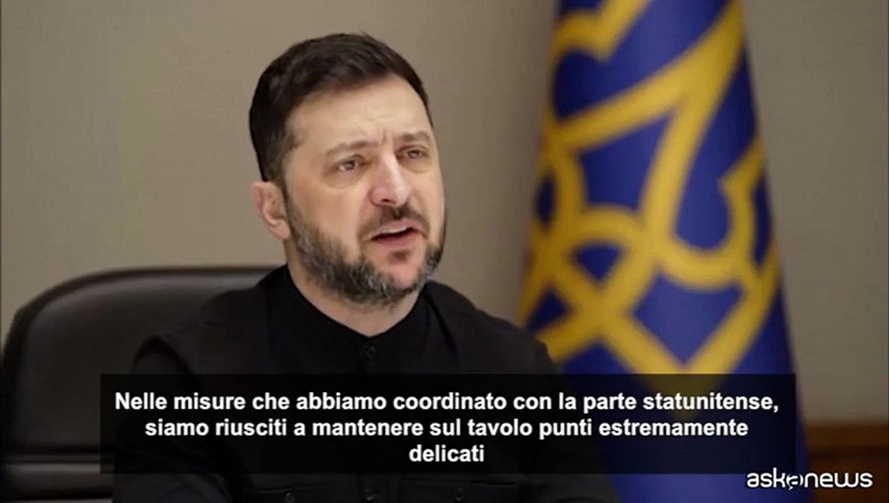 Zelensky: fatti passi avanti, ma serve molto di più per una vera pace
