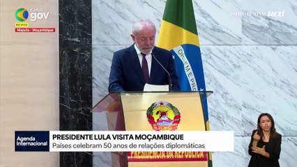 Lula assina acordos de cooperação entre Brasil e Moçambique e fala em combate ao crime organizado