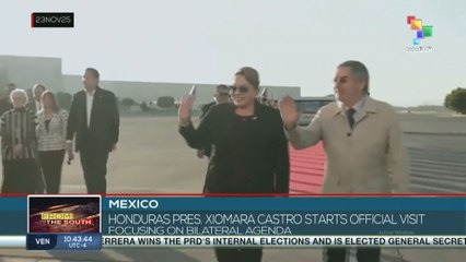 Mexico, Honduras pres. Xiomara Castro starts official visit focusing on bilateral agenda