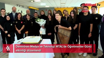 Demirören Medya ve Teknoloji MTAL’de Öğretmenler Günü etkinliği
