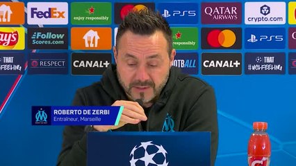 Marseille - De Zerbi : "Ce n’est pas décisif, mais c’est très important"
