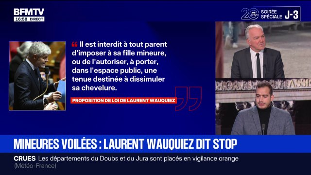 Marschall Truchot : Mineures voilées, Laurent Wauquiez dit stop - 24/11