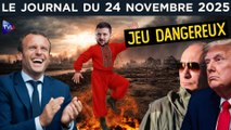 Ukraine : un nouveau plan de paix saboté par l’UE ? - JT du lundi 24 novembre 2025