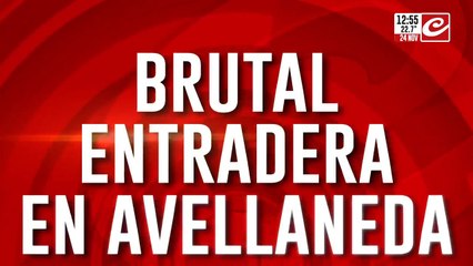 Brutal entradera en Avellaneda: le robaron todos los ahorros de su vida