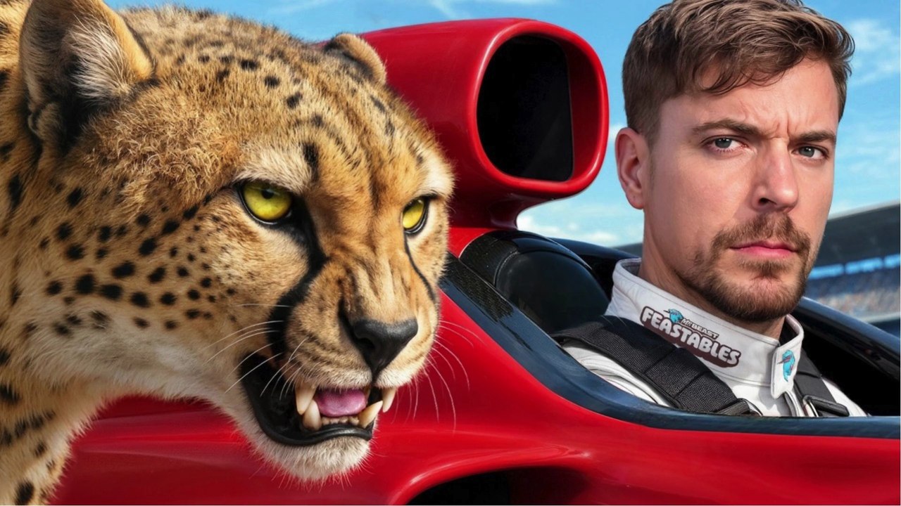 Challenge World's Fastest Car Vs Cheetah!