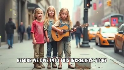 Struggling Triplets Sing for Food on the Streets – Millionaire in His Mustang Stops and Breaks Down in Tears