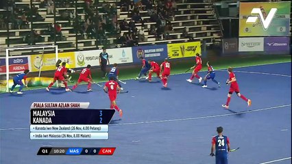 The Speedy Tigers berjaya merekod kemenangan pertama dalam kempen Piala Sultan Azlan Shah 2025 tundukkan Kanada 3-2