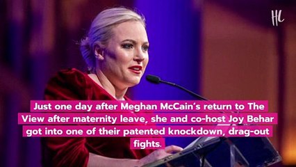 Joy Behar Smacks Down Meghan Mccain