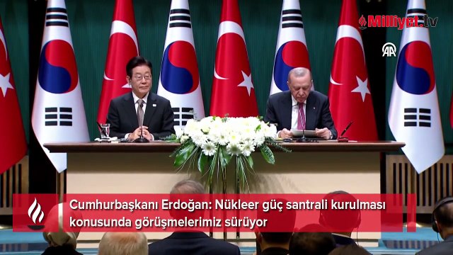 Cumhurbaşkanı Erdoğan: Nükleer Güç Santrali kurulumu görüşmeleri sürüyor