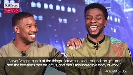 Michael B. Jordan Speaks Out on Chadwick Boseman's Oscar Snub | THR News