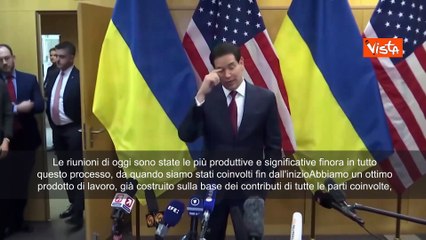 Segretario Stato Usa Marco Rubio a Ginevra: L'incontro più produttivo avuto finora sull'Ucraina