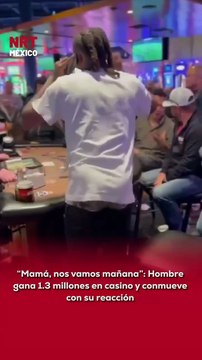 💰 Un hombre ganó más de 1.3 millones de dólares en un casino y su primera acción fue llamar a su mamá: “Mamá, nos vamos del barrio. Nos vamos mañana”.
