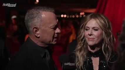 Tom Hanks & Rita Wilson Discuss Real-Time De-Aging Technology for 'Here' | Academy Museum Gala 2024