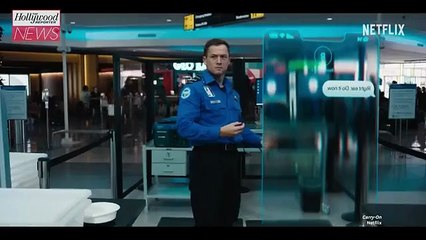 Taron Egerton and Jason Bateman Battle it Out in Netflix's 'Carry-On' Trailer | THR News Video