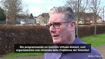 Starmer: domani vertice virtuale dei Volenterosi sull'Ucraina