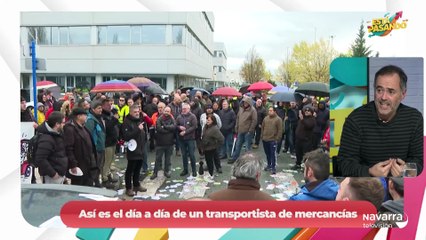 Está pasando 24/11/2025. El transporte de mercancías en Navarra se paraliza, la inteligencia artificial ayuda a detectar un cáncer, prótesis de mama adhesivas y descubrimos la historia de Castejón, ligada al ferrocarril