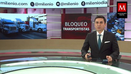 Transportistas bloquean la carretera México–Toluca en protesta