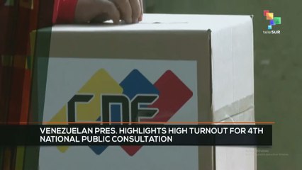 FTS 12:30 24-11: Venezuelan pres. highlights high turnout for 4th National Public Consultation