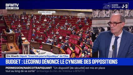 Budget 2026 rejeté: " La partie n'est pas définitivement jouée", déclare Éric Woerth, député (Ensemble pour la République)