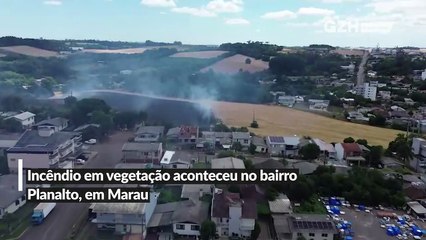 Fogo consome cerca de 3 hectares de palha de azevém em Marau