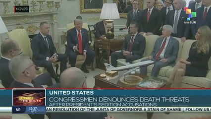 United States, congressmen denounces death threats after president's sedition accusations