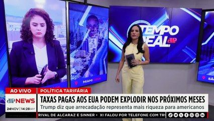 Taxas pagas aos EUA podem explodir nos próximos meses | TEMPO REAL