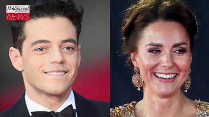 Rami Malek Says He Caught Kate Middleton “Off Guard” By Asking a Personal Question | THR News