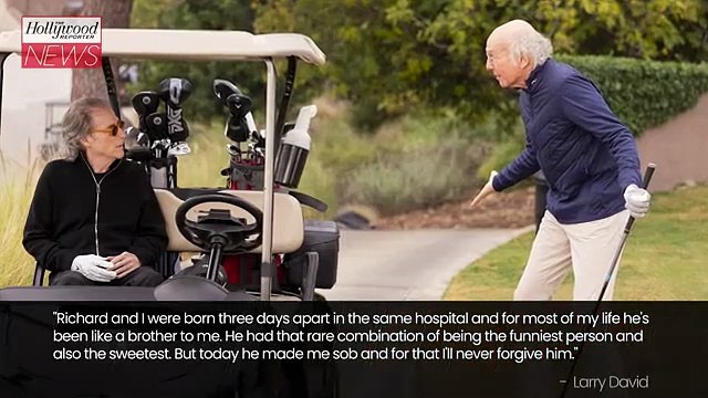 Larry David, Jamie Lee Curtis, Cheryl Hines Pen Heartbreaking Tributes to 'Curb' Star Richard Lewis | THR News Video