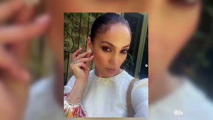 J.lo Flashes Her Green Engagement Ring As She Poses For Glowing Selfie On Easter