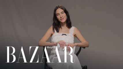 Alexa Chung on Her Best Look of All Time | Burning Questions | Harper's BAZAAR