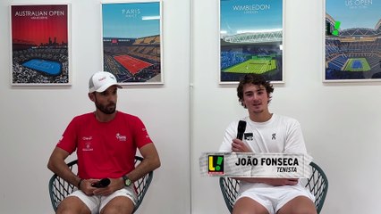 João Fonseca diz que o ser humano vem primeiro que o tenista