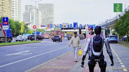Un robot humanoide chino bate un récord mundial tras caminar durante tres días