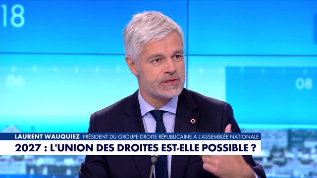 «S'il y a plusieurs candidats de droite à la présidentielle, c'est mort», certifie Laurent Wauquiez