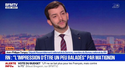 "On a l'impression d'être un peu baladés": Jean-Philippe Tanguy (RN) estime qu'"il y a un doute sur l'utilité" d'une nouvelle réunion à Matignon sur le budget