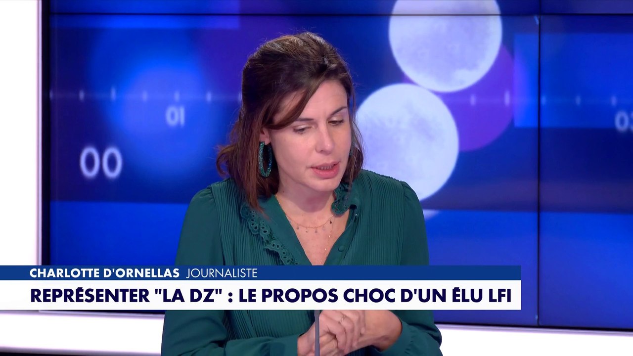 Charlotte D'Ornellas revient sur le propos choc de M. Delogu, qui a affirmé  représenter «la DZ»