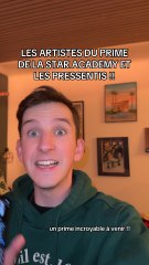 LES ARTISTES DU PRIME ET LES PRESSENTIS | STAR ACADEMY 2025 ⭐️