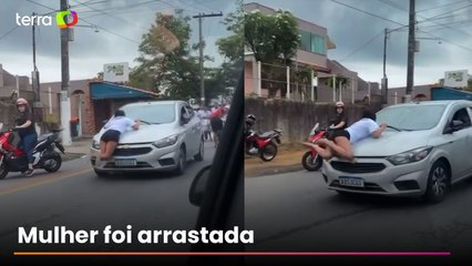 Motorista fura bloqueio e arrasta mulher durante protesto por pintor morto em Vitória (ES)
