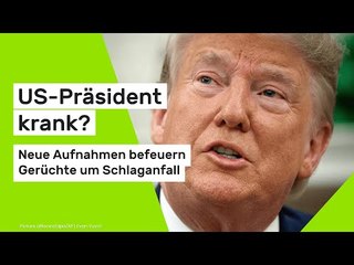 Donald Trump: US-Präsident krank? Neue Aufnahmen befeuern Gerüchte um Schlaganfall