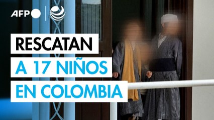 Rescatan a 17 niños de una secta en Colombia