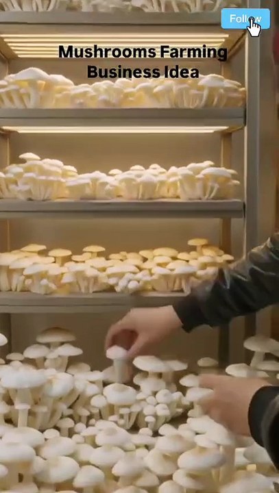 Mushroom Farming Business Idea Indoor Mushroom Growing for Profit Start Oyster Mushroom Farming  #mushroomfarming #oystermushrooms #agrobusiness #smallfarmideas #foodbusiness2025 #growmushrooms #indoorfarming #highprofitbusiness #craftlyvibes
