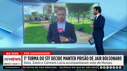 Comentaristas discutem decisão do STF de manter prisão de Bolsonaro