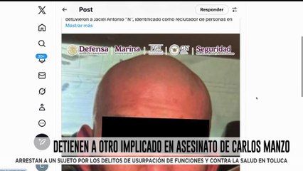 🚨¡Última Hora! Cae Jaciel Antonio “N”, presunto reclutador ligado al crimen de Carlos Manzo