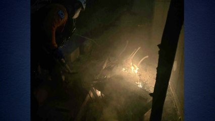 강원 춘천 다세대주택에 불...1명 다쳐 / YTN