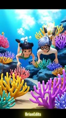 Zoey and Mystery Saja enjoy a beach picnic, KPop Demon Hunters #kpopdemonhunters #huntrix #sajaboys #kpdh