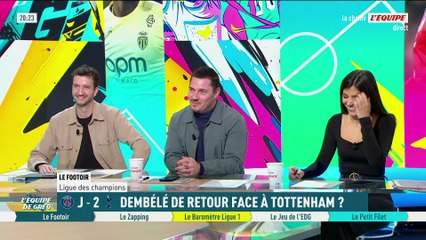 Ousmane Dembélé peut-il faire son retour contre Tottenham ? - Foot - Ligue des champions - PSG