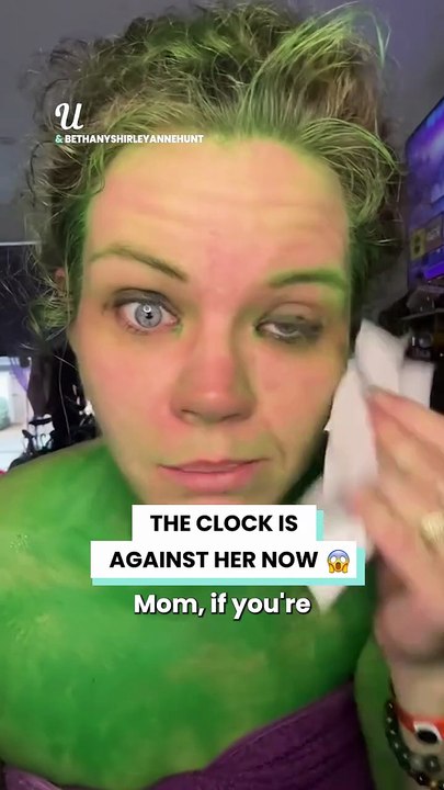 She didn't realise the paint was permanent 😱