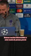 Flick en rueda de prensa con fiebre: la curiosa escena que se vio antes de que empezara a hablar