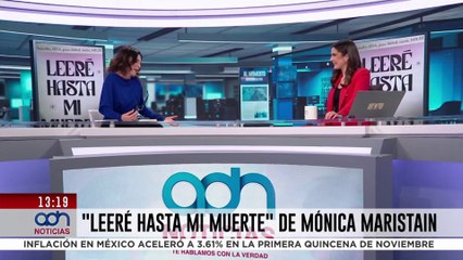 "Leeré hasta mi muerte" la recomendación literaria de Claudia Marcucetti