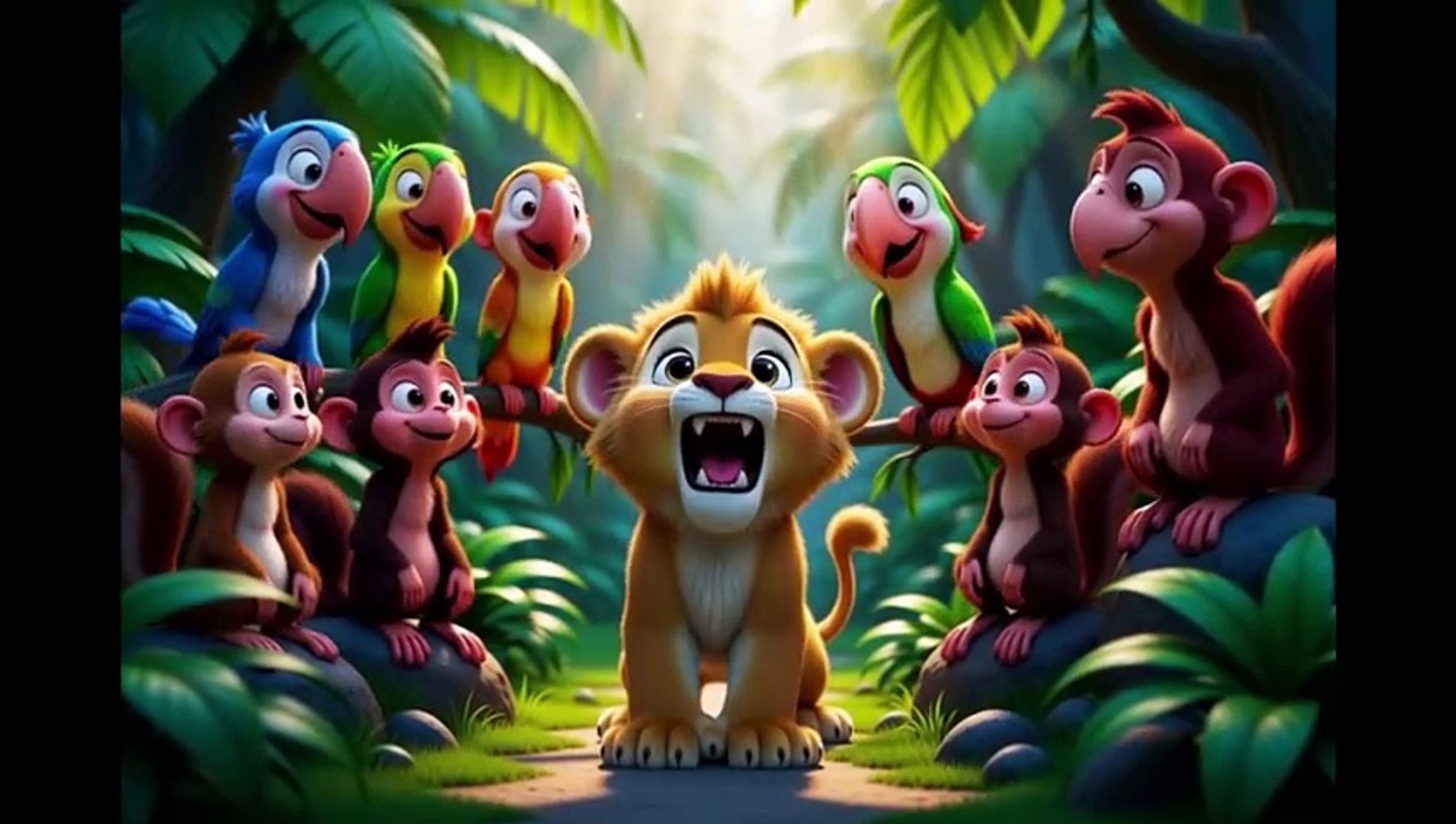 ⁣the lion king story in urdu l cartoon