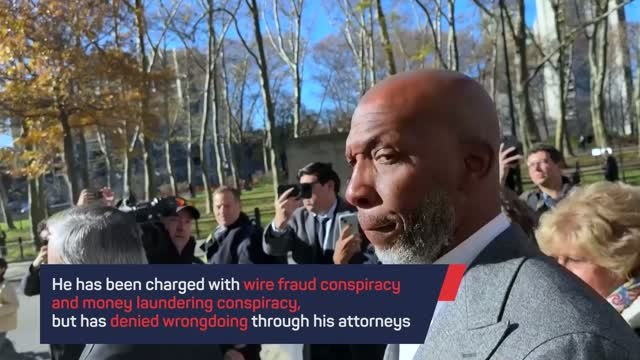 Chauncey Billups leaves court after pleading not guilty